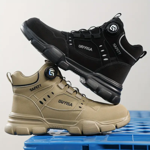 Kit Bota Warrior de Cuero Legítimo (¡Robusta y con estilo!) +REGALOS: Cinturón, Reloj y Billetera