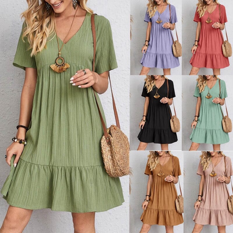 Vestido Corto Clásico Berenice - Pieza Exclusiva