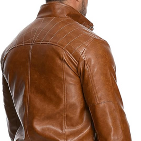 Chaqueta de Hombre de Cuero Legítimo Cóndor +3 REGALOS: Cinturón, Reloj y Billetera