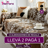 [Lleve 2 Pague 1] Funda de Sofá Gabriela (Calidad y Confort para tu Hogar) + 2 REGALOS: 2 Fundas para Almohadas
