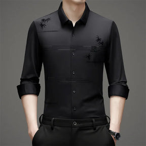 [Llévate 3 y Paga 2] Camisa SERNOX de Tejido Seda Hielo (¡Robustez y Elegancia para el Día a Día!) +3 REGALOS: Reloj, Cinturón y Cartera