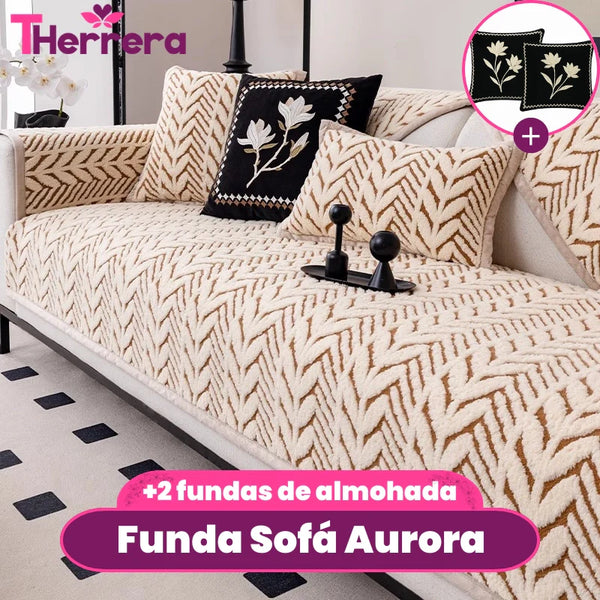 [Pagás 1, Te Llevás 2] Funda para Sofá Aurora (¡Ligereza y Encanto que Transforman tu Sofá!) + REGALO: 2 Almohadones