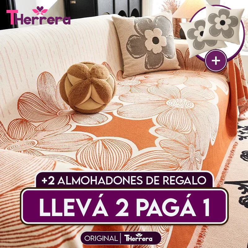 [Lleve 2 Pague 1] Funda para Sofá Eloá (Calidad y Comodidad para tu Hogar) +2 REGALOS: 2 Fundas para Cojines
