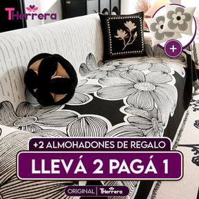 [Lleve 2 Pague 1] Funda para Sofá Eloá (Calidad y Comodidad para tu Hogar) +2 REGALOS: 2 Fundas para Cojines