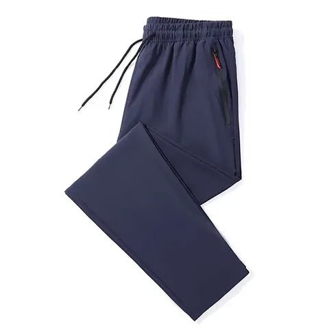 [Lleva 3 y paga 2] Pantalones de seda para hombre en color hielo (¡Comodidad y estilo incomparables!) +3 REGALOS: Reloj, Cinturón y Billetera