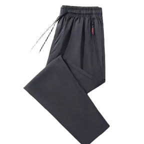 [Lleva 3 y paga 2] Pantalones de seda para hombre en color hielo (¡Comodidad y estilo incomparables!) +3 REGALOS: Reloj, Cinturón y Billetera