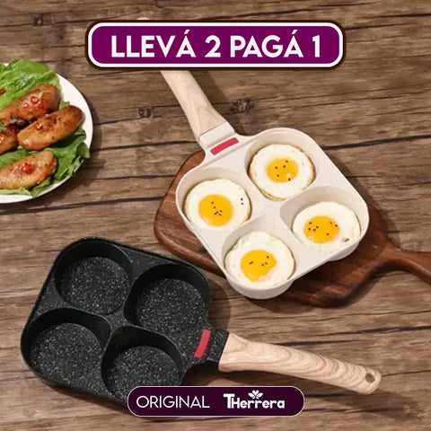 [Llevate 2 y pagá 1] Sartén Multifunción Titanix 4 en 1 + Tapa de Vidrio Templado / REGALO: Kit de Utensilios