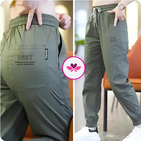 [Llevate 3 Pagá 2] Pantalóne Femenino Glamour en Seda Hielo (¡Estilo que nunca termina!)