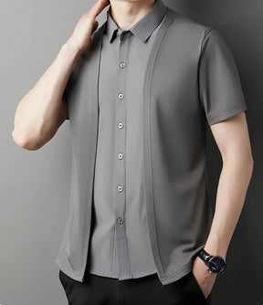 [Pagá 2, Llevate 3] Camisas Polo Blazer de Poliéster Seda Hielo y Algodón + REGALOS: 3 Bermudas, Reloj y Lentes