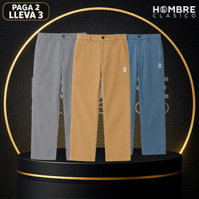 [Lleva 3 Paga 2] Pantalón Masculino BRUCÁN 2.0 en Seda Hielo y Poliéster (¡Estilo Imponente y Moderno!)